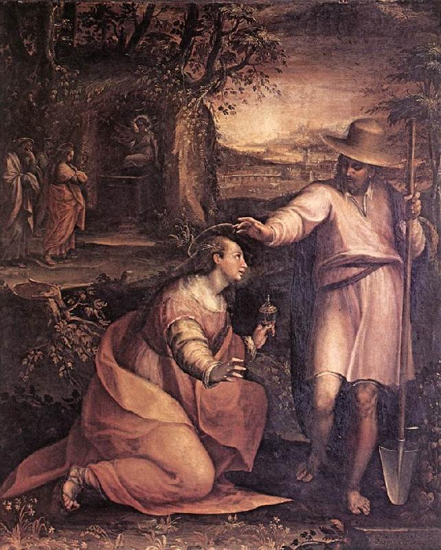FONTANA, Lavinia Jesus Appears to Mary Magdalene dg Sweden oil painting art